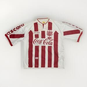 Vintage Club Necaxa Rayos Soccer Jersey Coca-Cola Sponsor XXL #10 Mexico